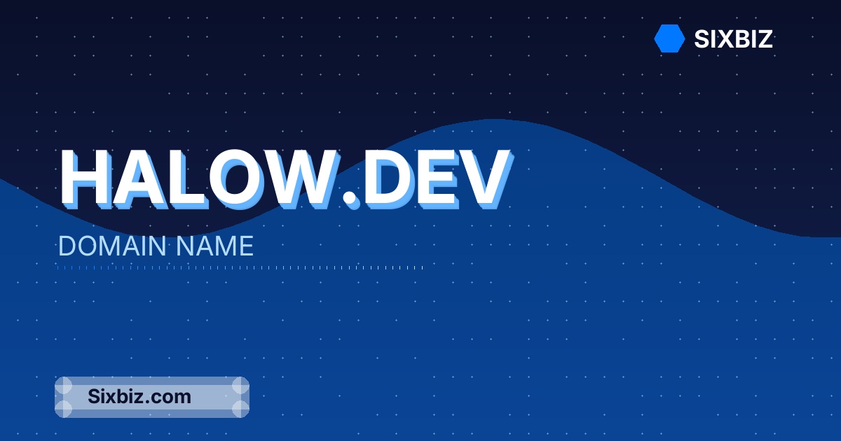halow.dev - Premium Domain Name For Sale