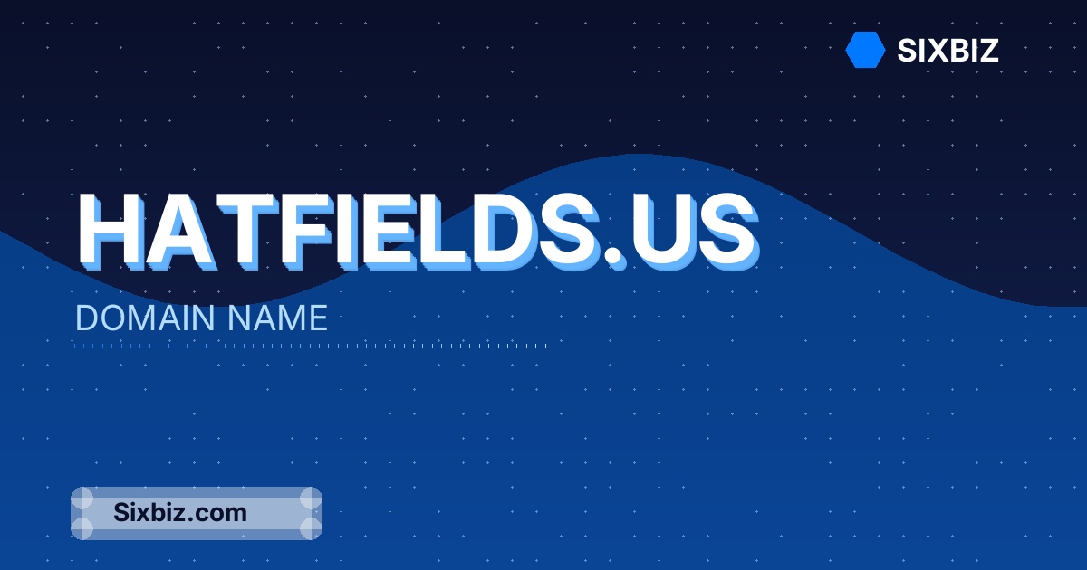 hatfields.us - Premium Domain Name For Sale