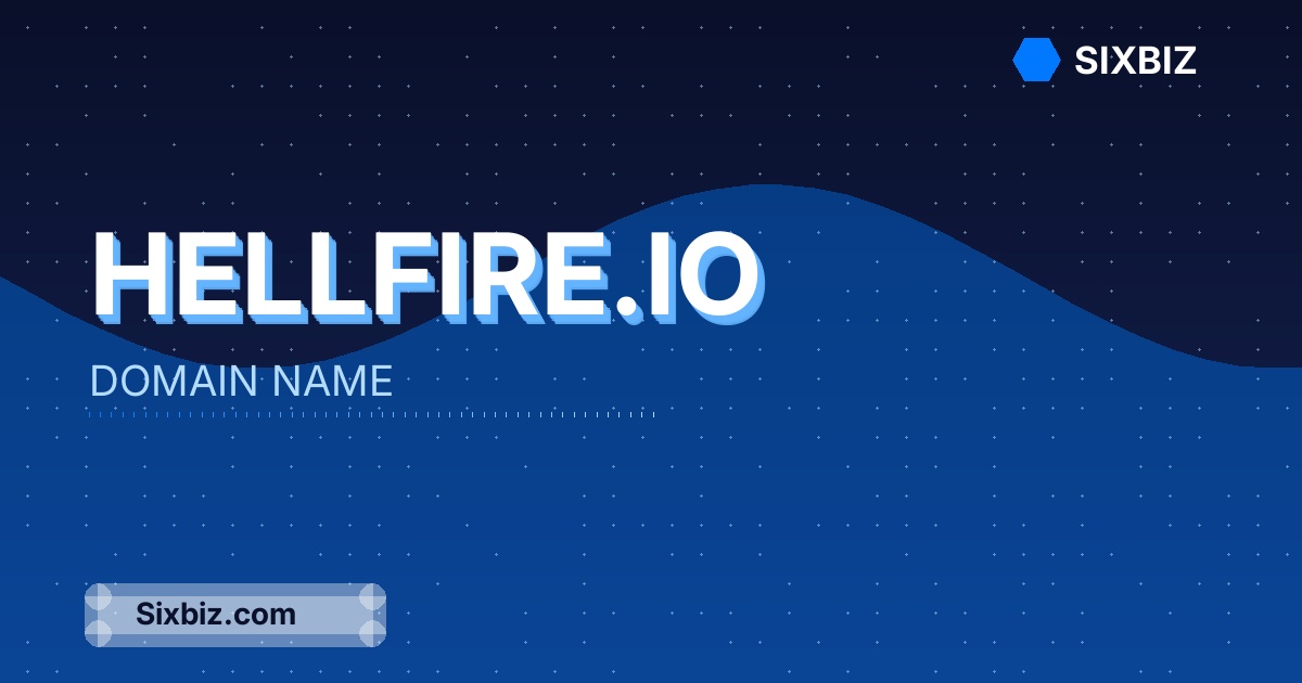 hellfire.io - Premium Domain Name For Sale