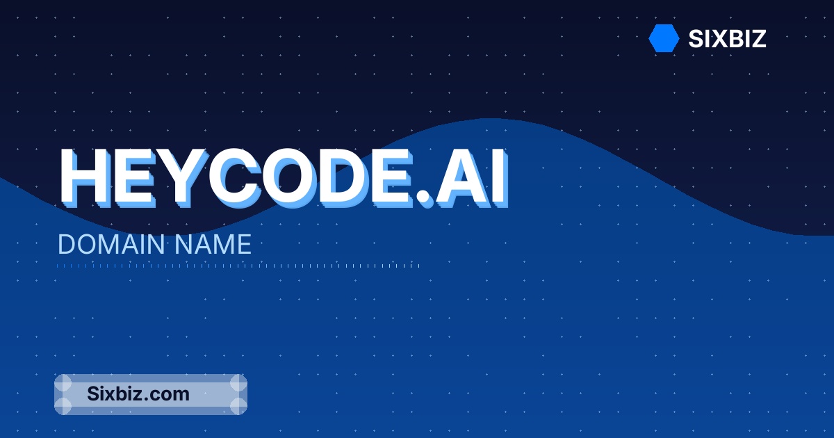heycode.ai - Premium Domain Name For Sale