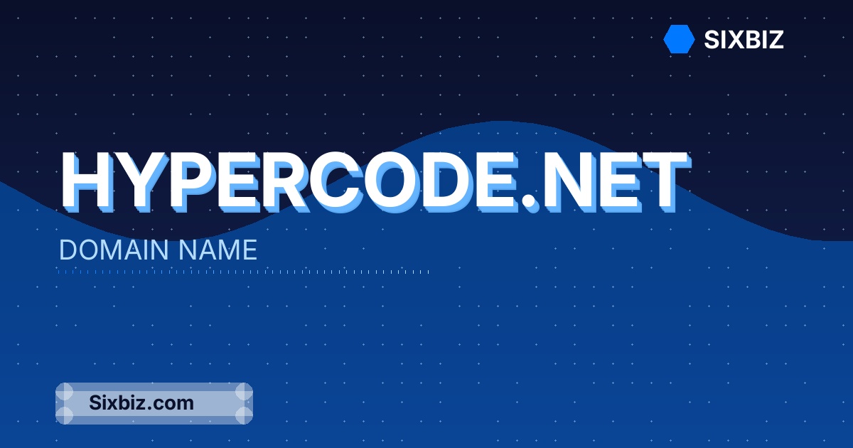 hypercode.net - Premium Domain Name For Sale