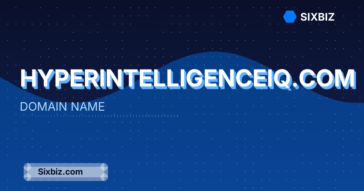 hyperintelligenceiq.com - Premium Domain Name For Sale