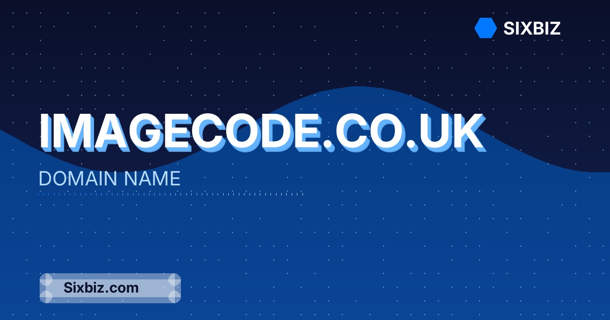 imagecode.co.uk - Premium Domain Name For Sale