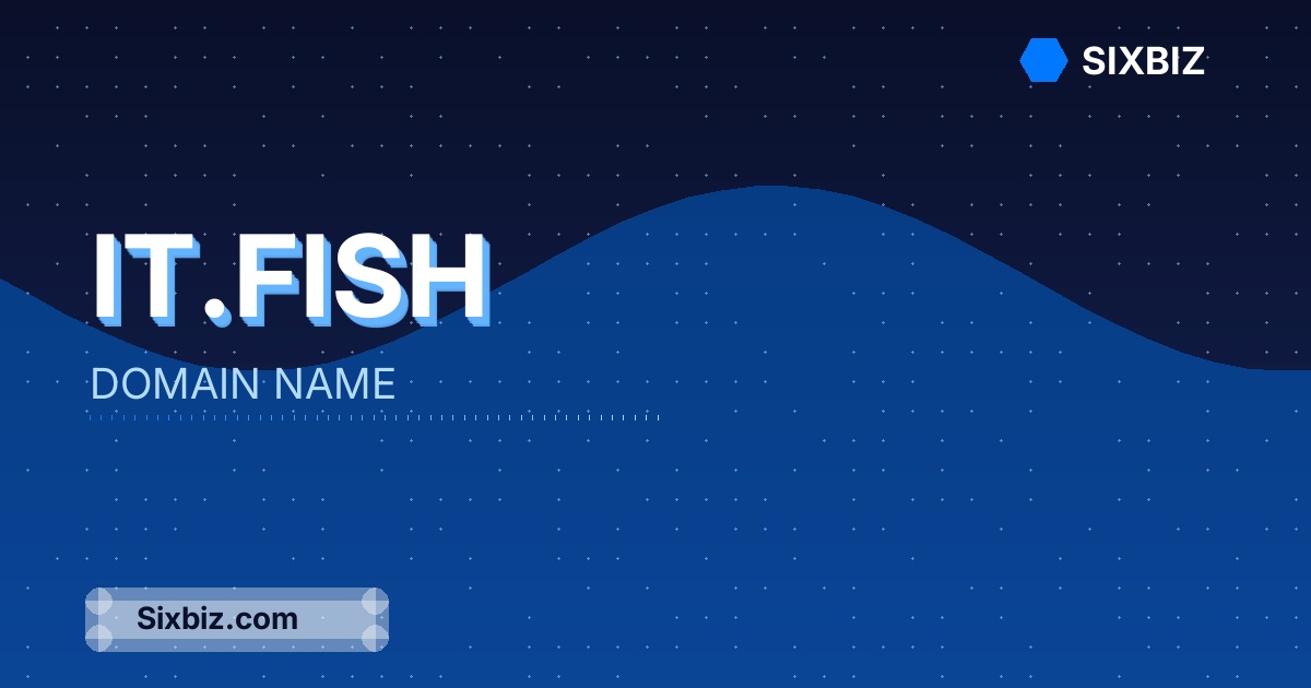 it.fish - Premium Domain Name For Sale