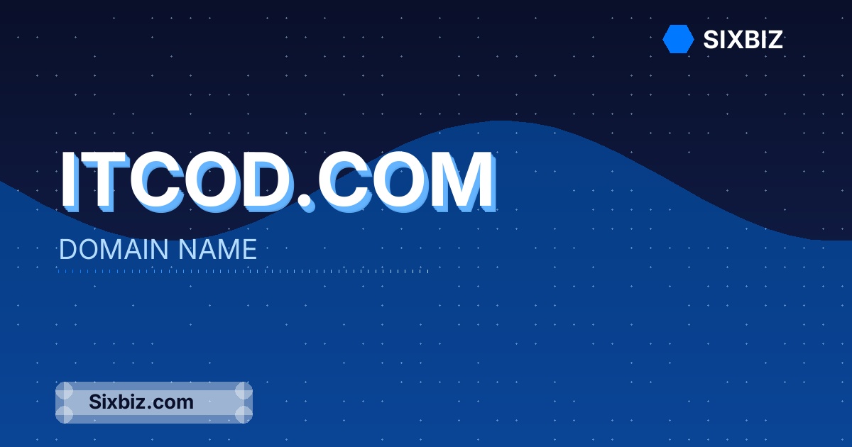 itcod.com - Premium Domain Name For Sale