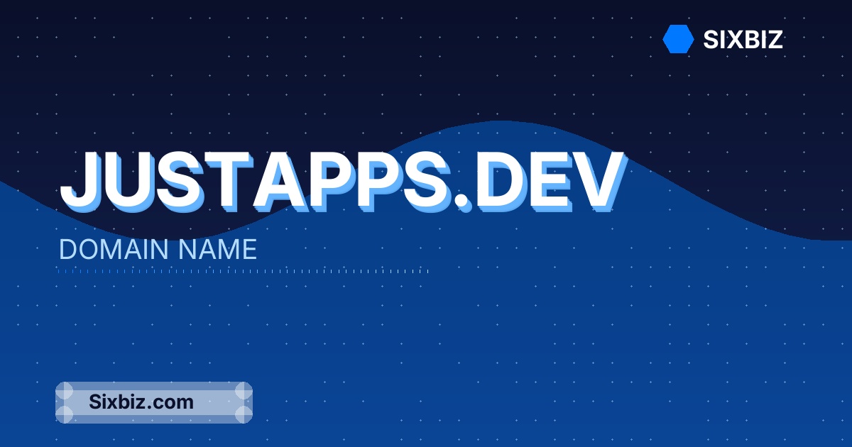 justapps.dev - Premium Domain Name For Sale