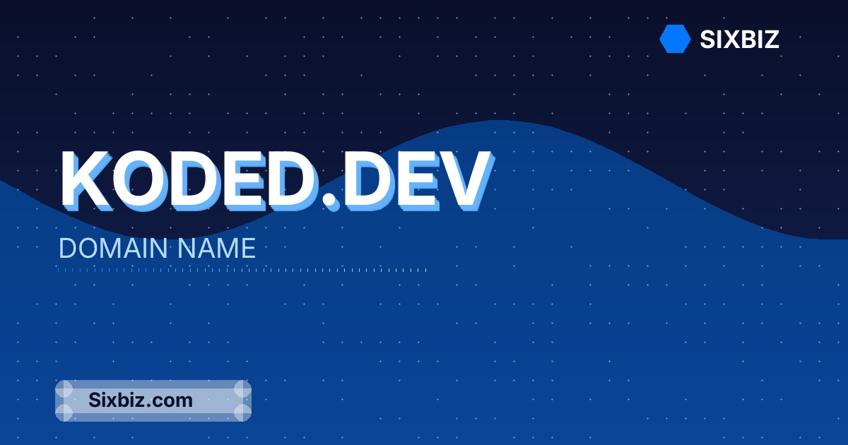 koded.dev - Premium Domain Name For Sale