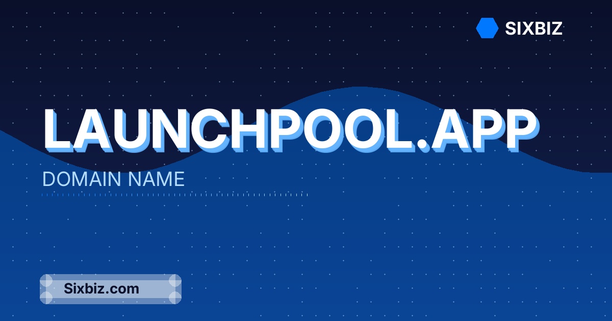 launchpool.app - Premium Domain Name For Sale