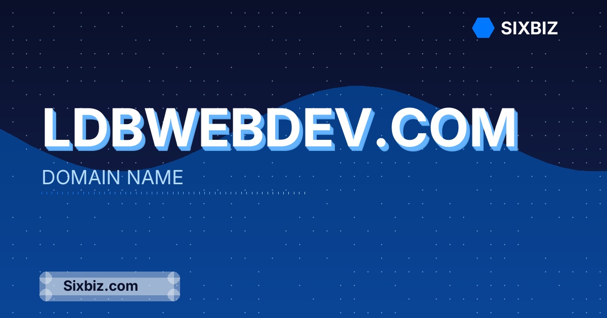 ldbwebdev.com - Premium Domain Name For Sale