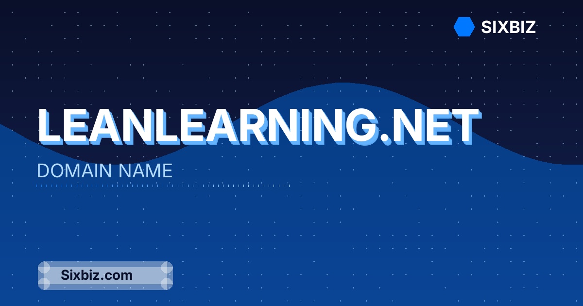 leanlearning.net - Premium Domain Name For Sale