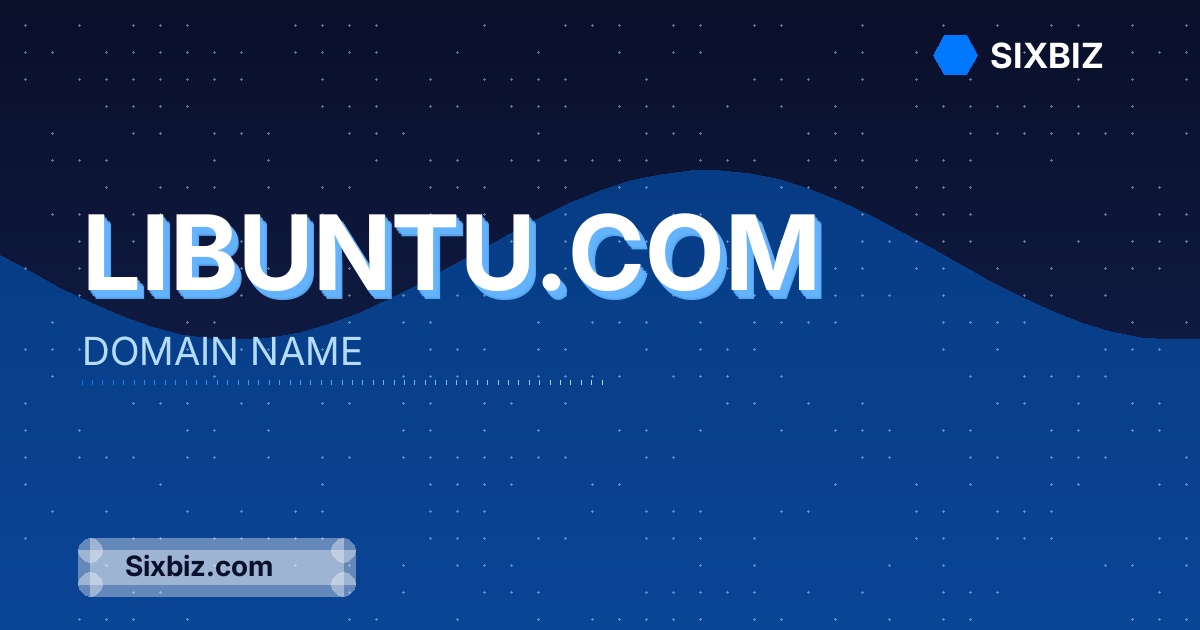 libuntu.com - Premium Domain Name For Sale