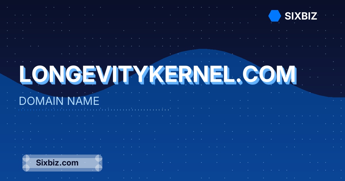 longevitykernel.com - Premium Domain Name For Sale