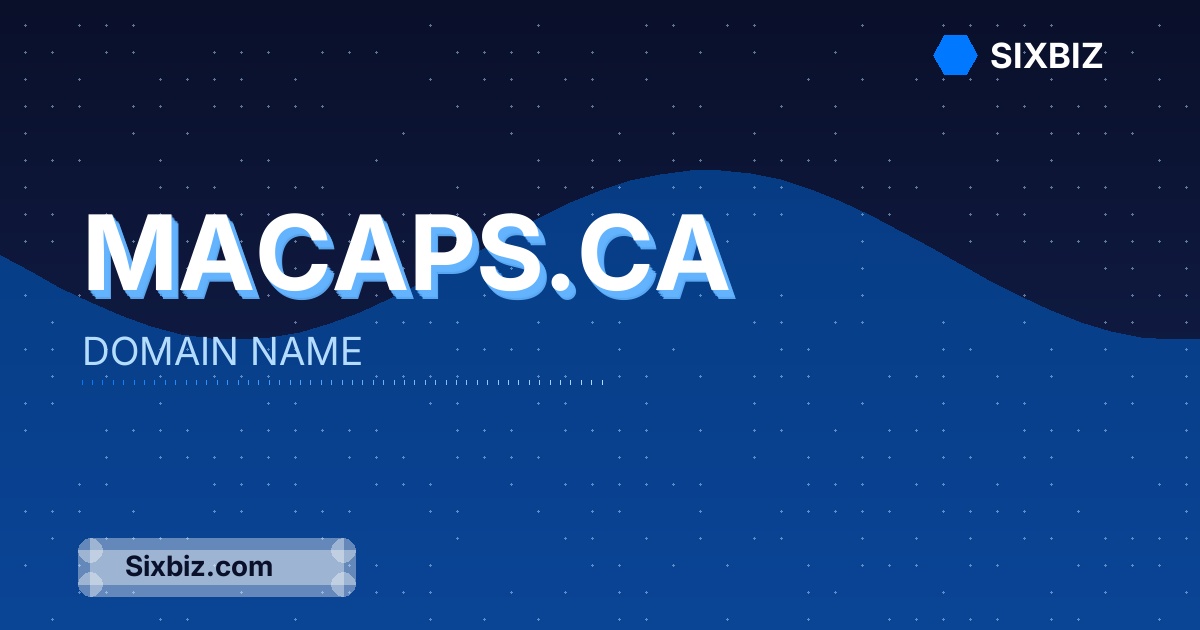 macaps.ca - Premium Domain Name For Sale