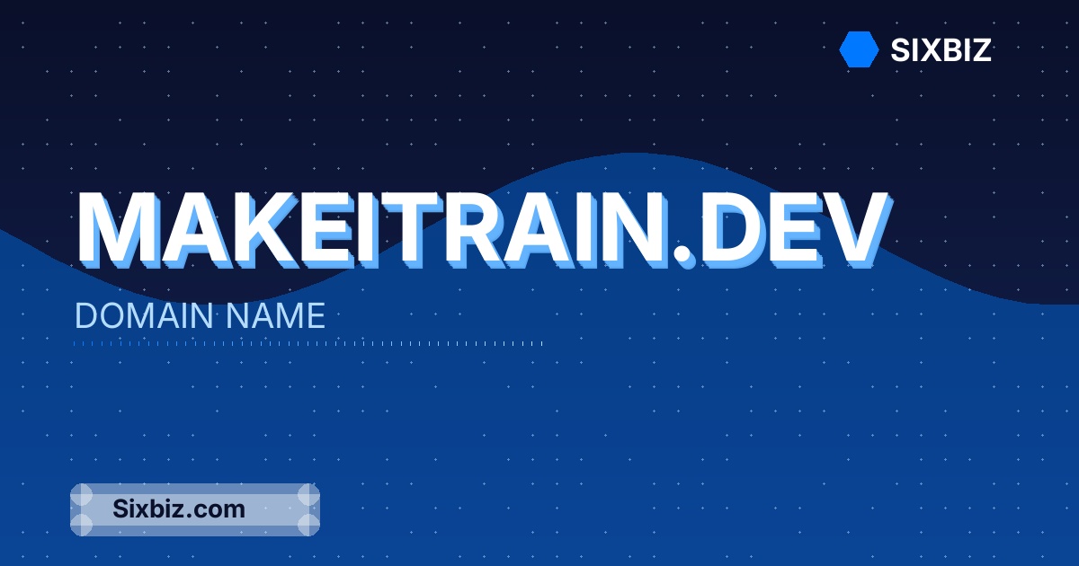 makeitrain.dev - Premium Domain Name For Sale