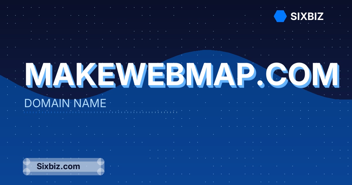 makewebmap.com - Premium Domain Name For Sale