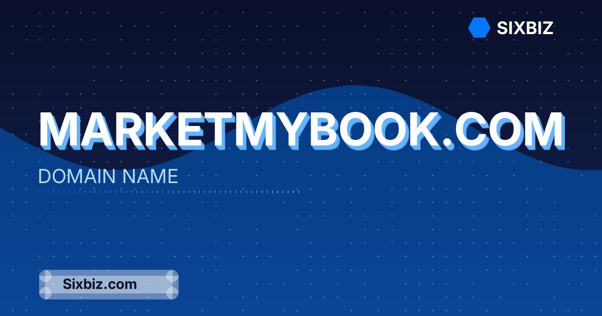 marketmybook.com - Premium Domain Name For Sale