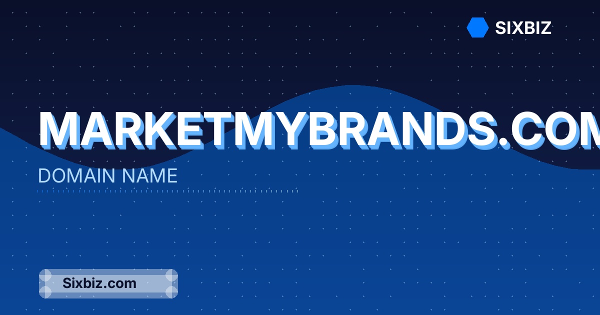 marketmybrands.com - Premium Domain Name For Sale