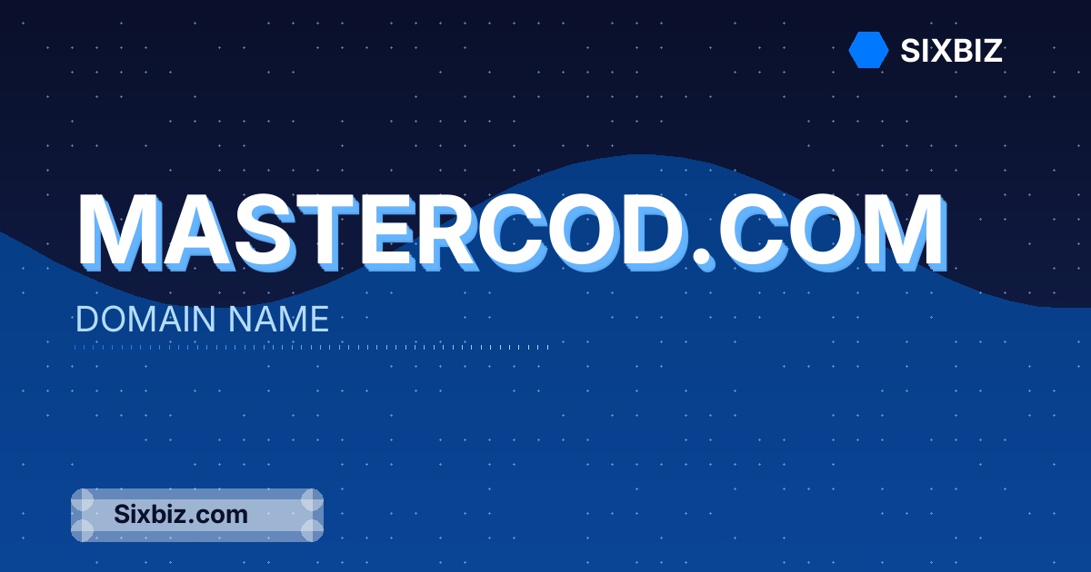 mastercod.com - Premium Domain Name For Sale