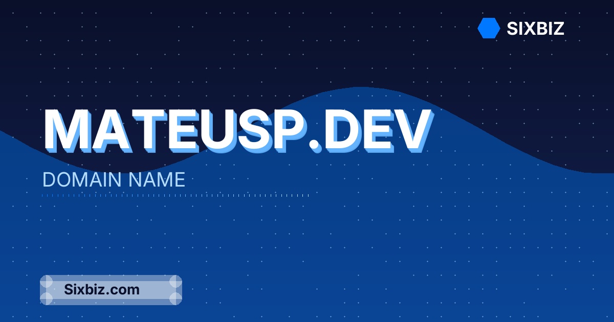 mateusp.dev - Premium Domain Name For Sale
