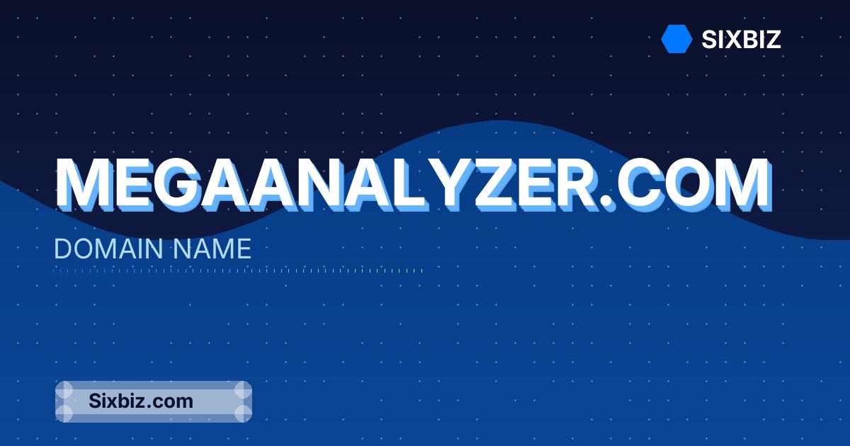 megaanalyzer.com - Premium Domain Name For Sale