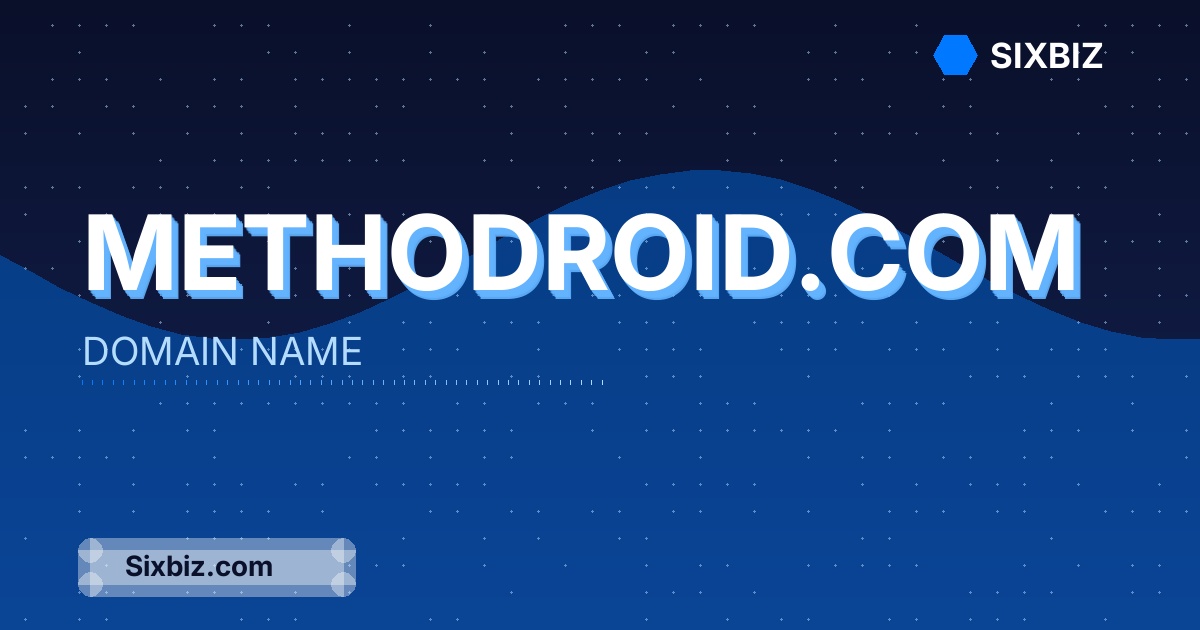 methodroid.com - Premium Domain Name For Sale