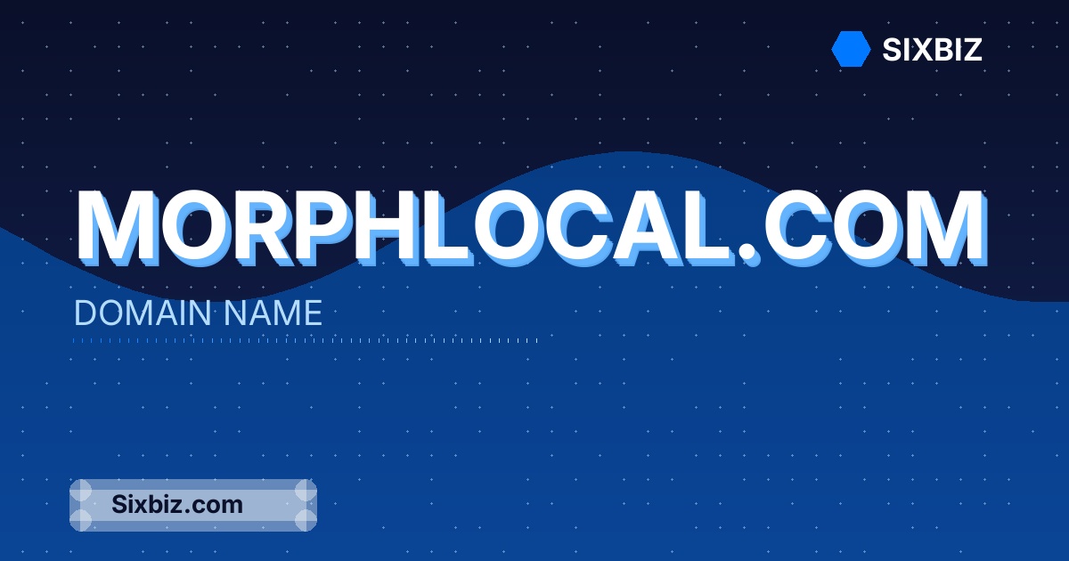 morphlocal.com - Premium Domain Name For Sale