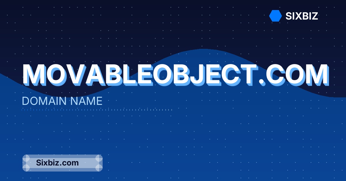 movableobject.com - Premium Domain Name For Sale