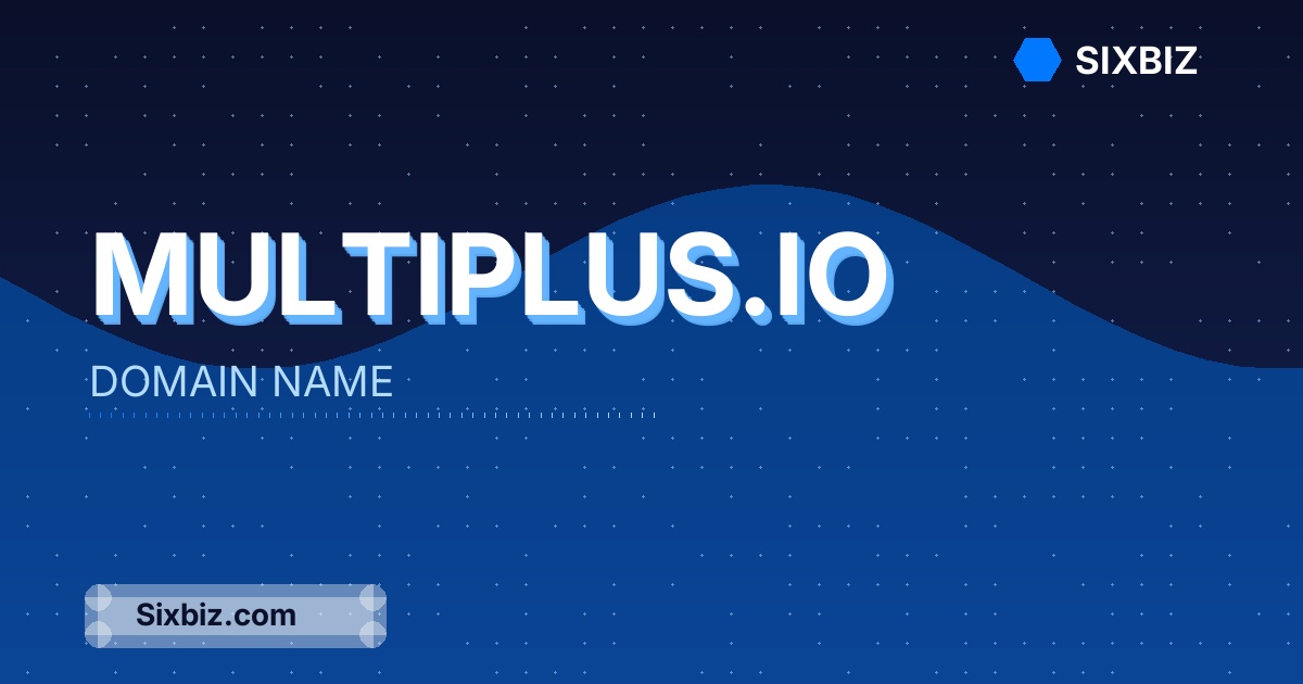 multiplus.io - Premium Domain Name For Sale