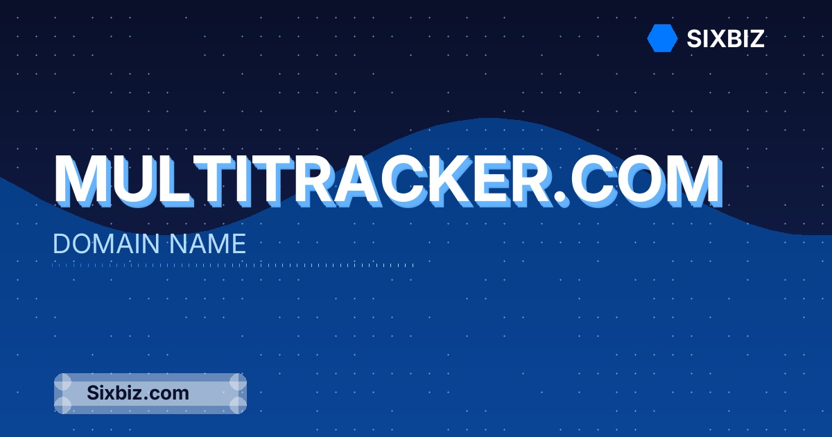 multitracker.com - Premium Domain Name For Sale