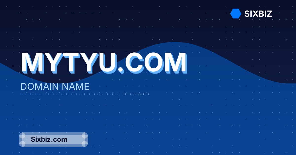 mytyu.com - Premium Domain Name For Sale