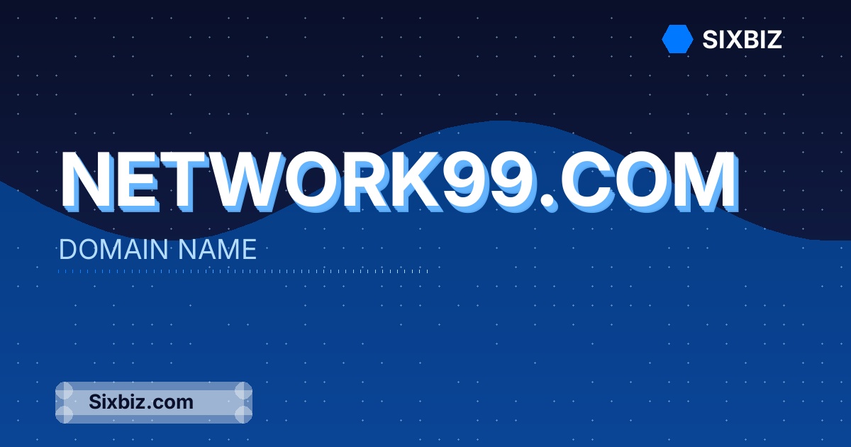 network99.com - Premium Domain Name For Sale