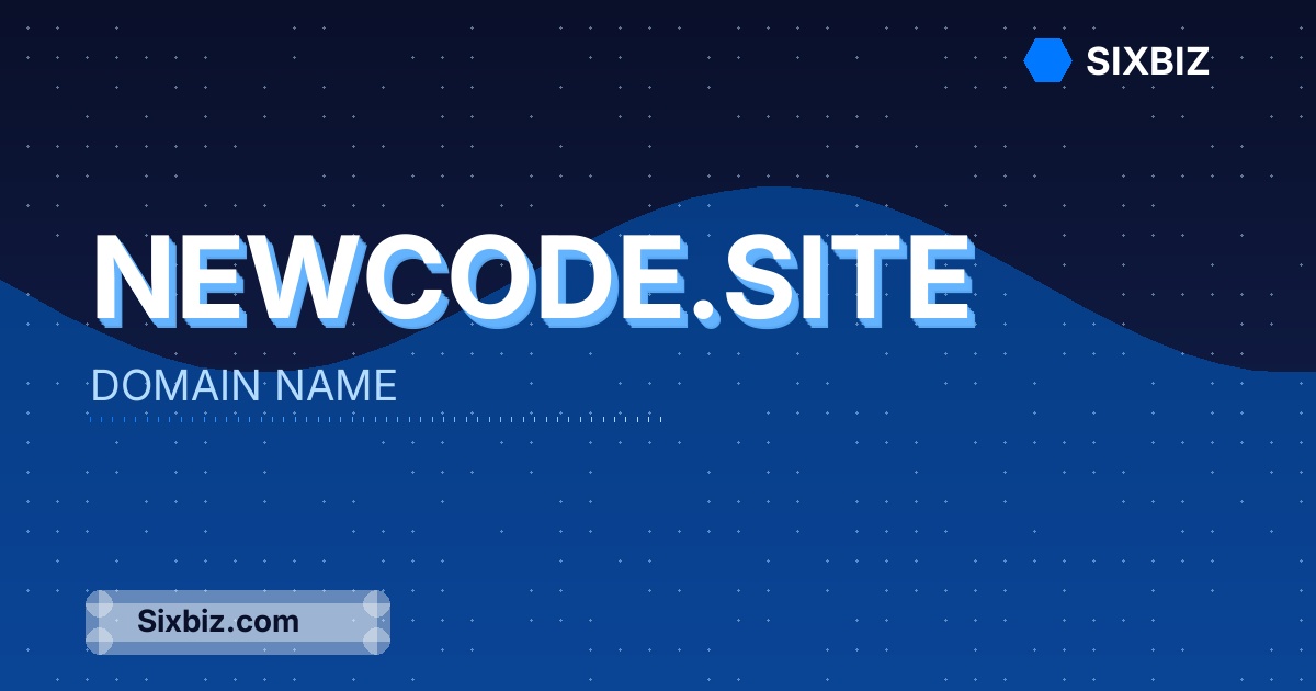 newcode.site - Premium Domain Name For Sale