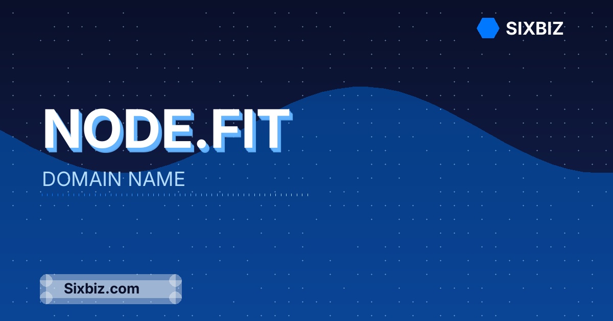 node.fit - Premium Domain Name For Sale
