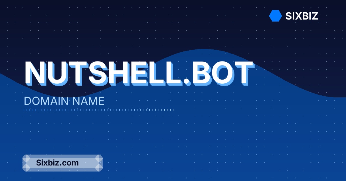 nutshell.bot - Premium Domain Name For Sale