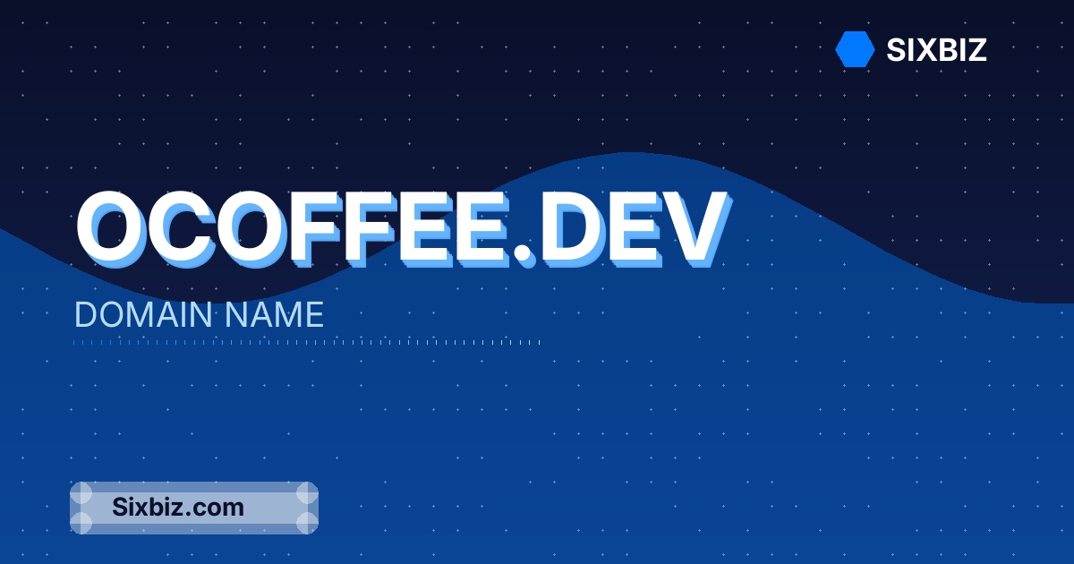 ocoffee.dev - Premium Domain Name For Sale