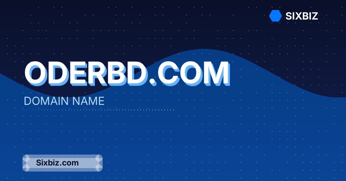 oderbd.com - Premium Domain Name For Sale