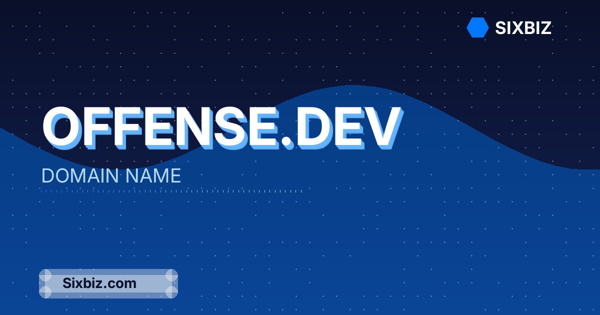 offense.dev - Premium Domain Name For Sale