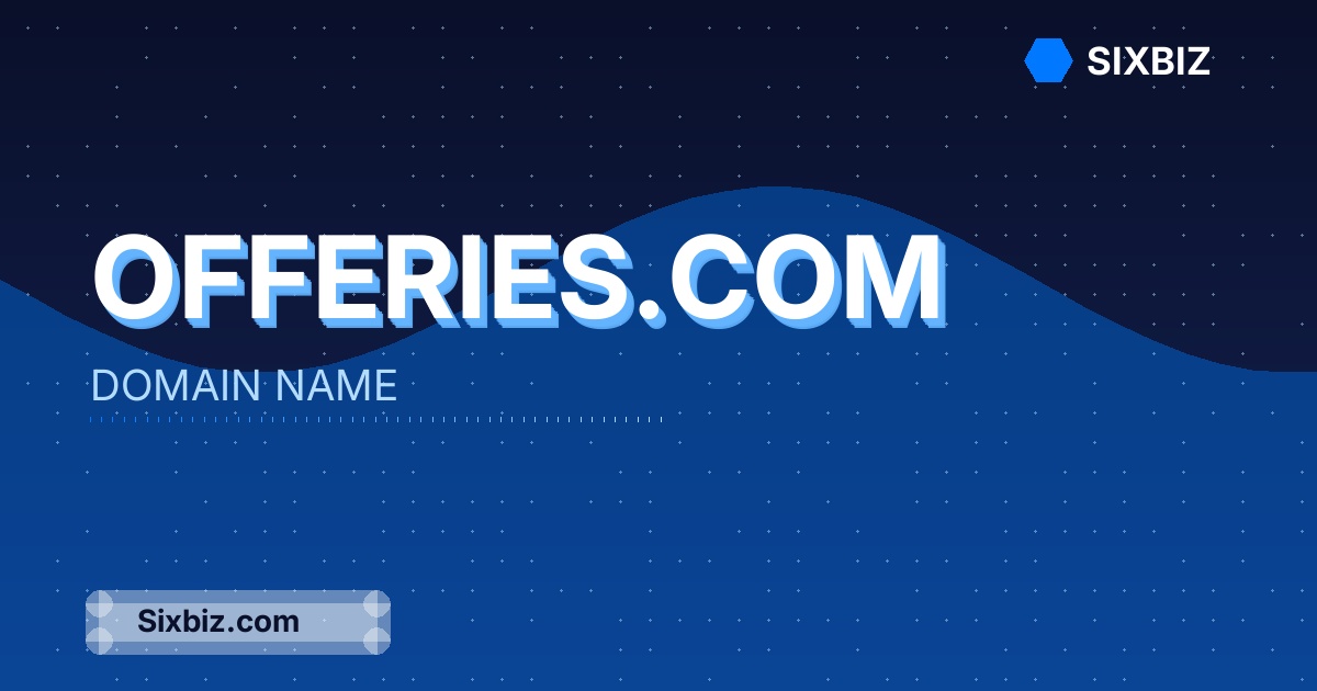 offeries.com - Premium Domain Name For Sale