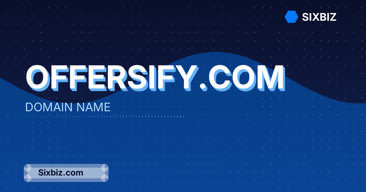 offersify.com - Premium Domain Name For Sale