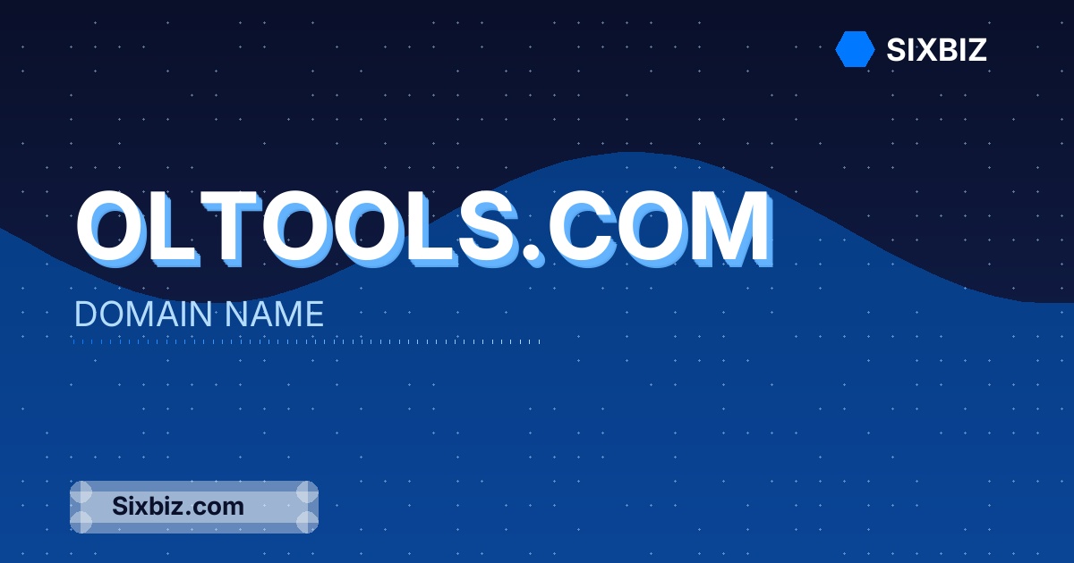 oltools.com - Premium Domain Name For Sale
