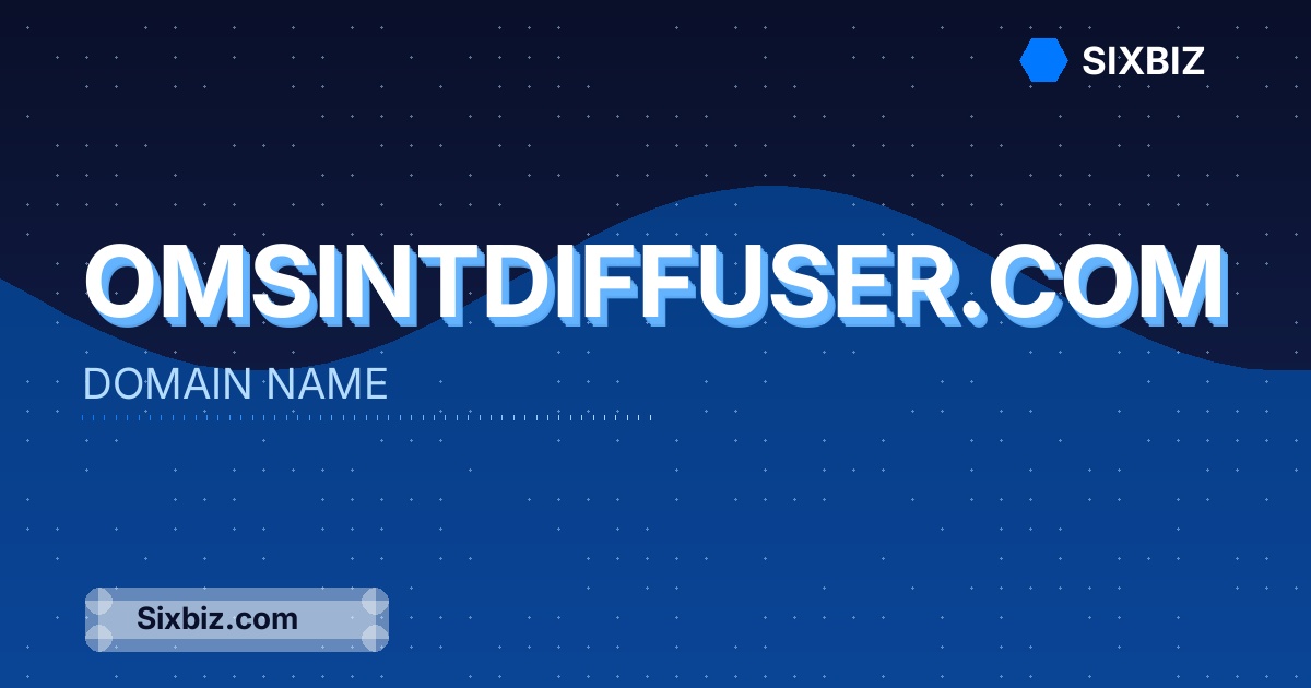 omsintdiffuser.com - Premium Domain Name For Sale