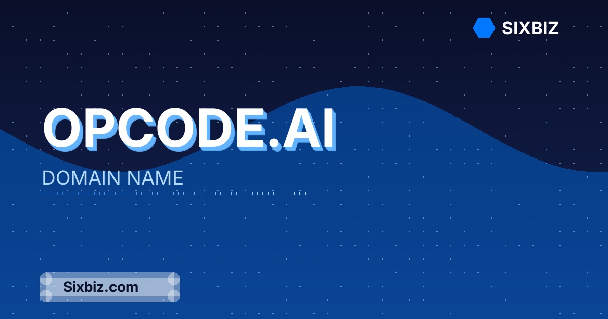 opcode.ai - Premium Domain Name For Sale
