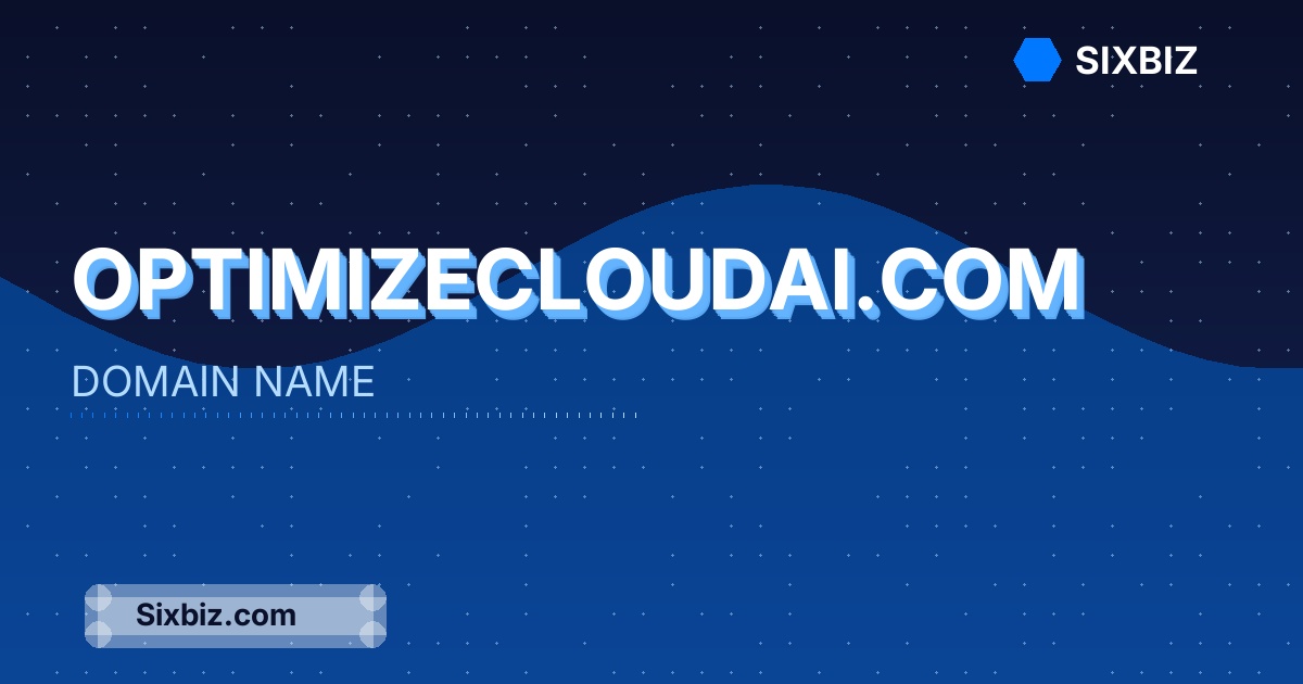 optimizecloudai.com - Premium Domain Name For Sale