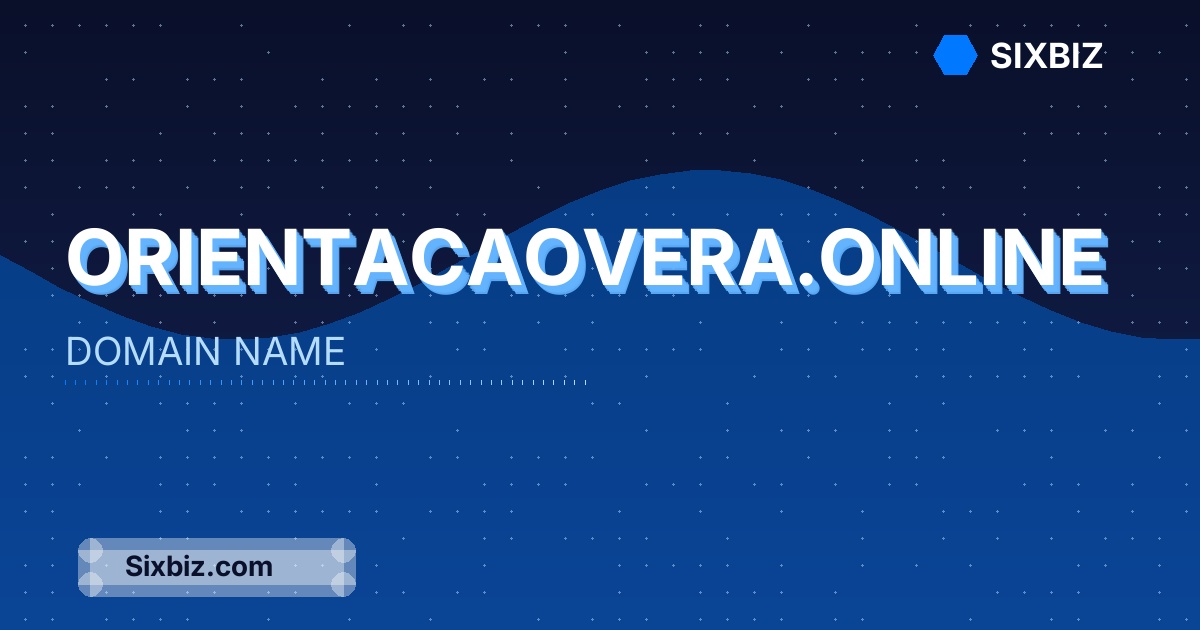 orientacaovera.online - Premium Domain Name For Sale
