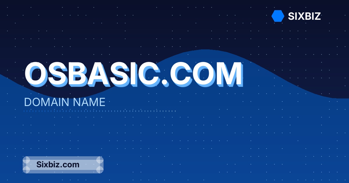 osbasic.com - Premium Domain Name For Sale