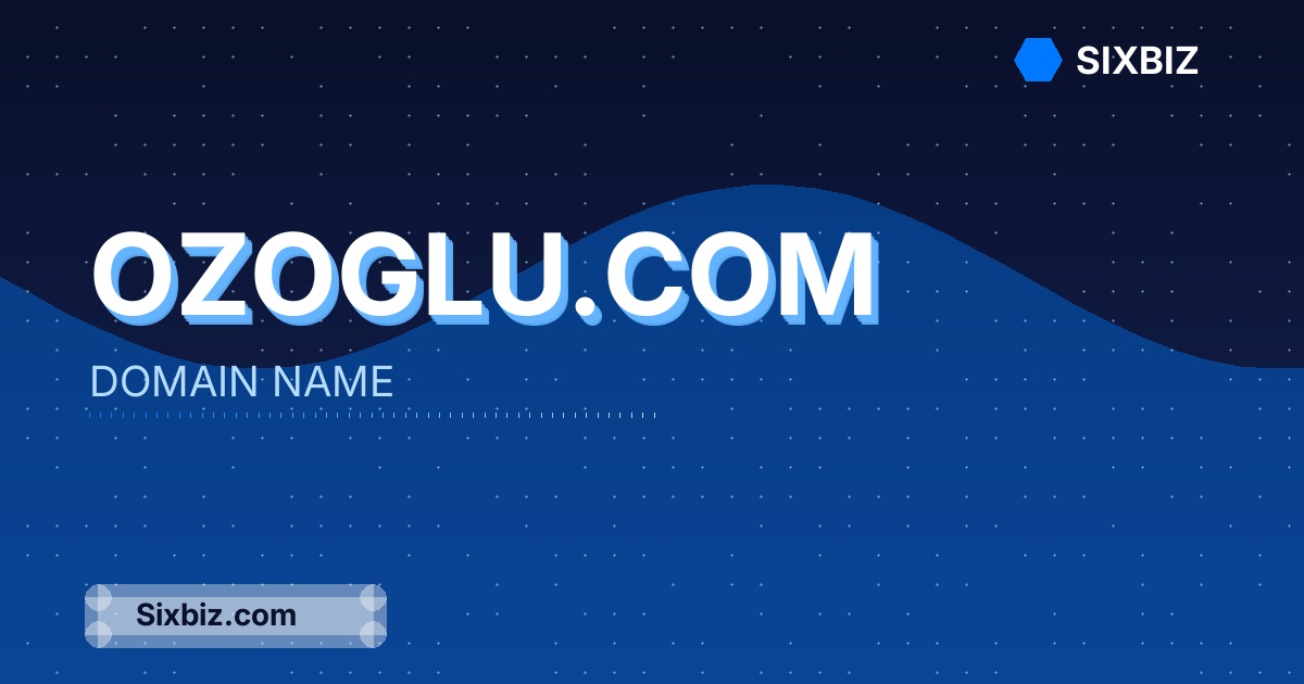 ozoglu.com - Premium Domain Name For Sale