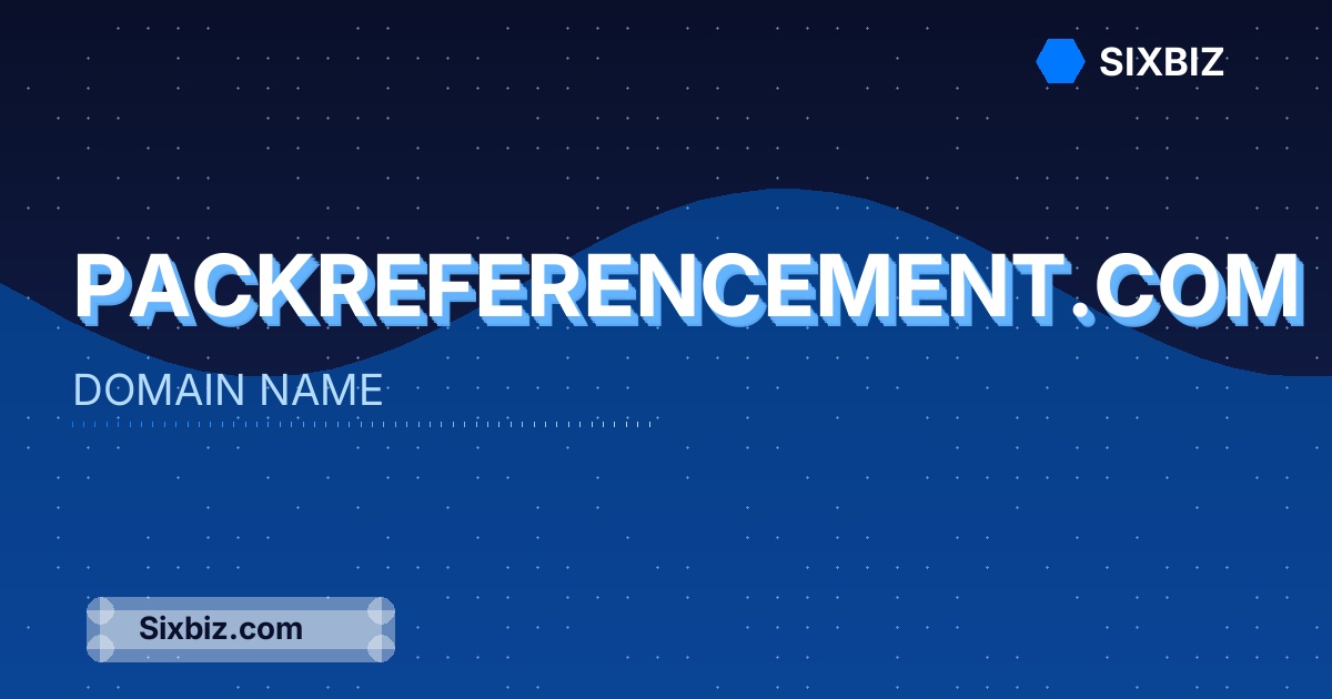 packreferencement.com - Premium Domain Name For Sale
