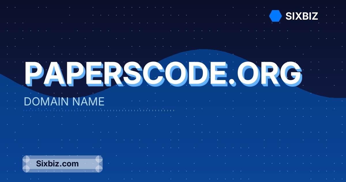 paperscode.org - Premium Domain Name For Sale