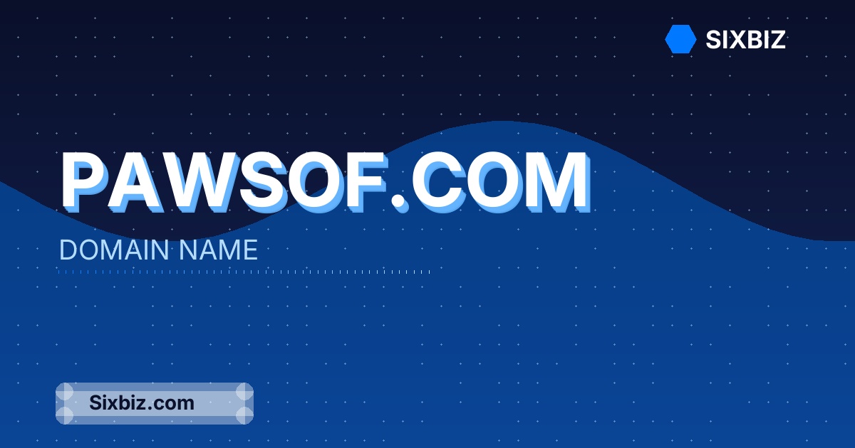 pawsof.com - Premium Domain Name For Sale
