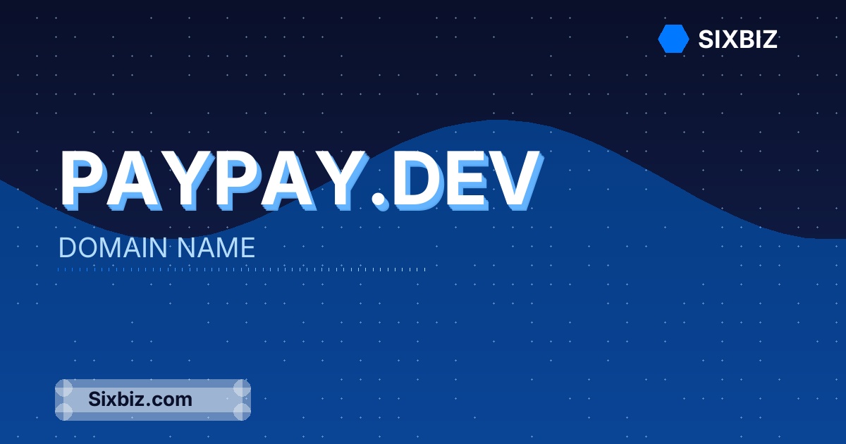 paypay.dev - Premium Domain Name For Sale